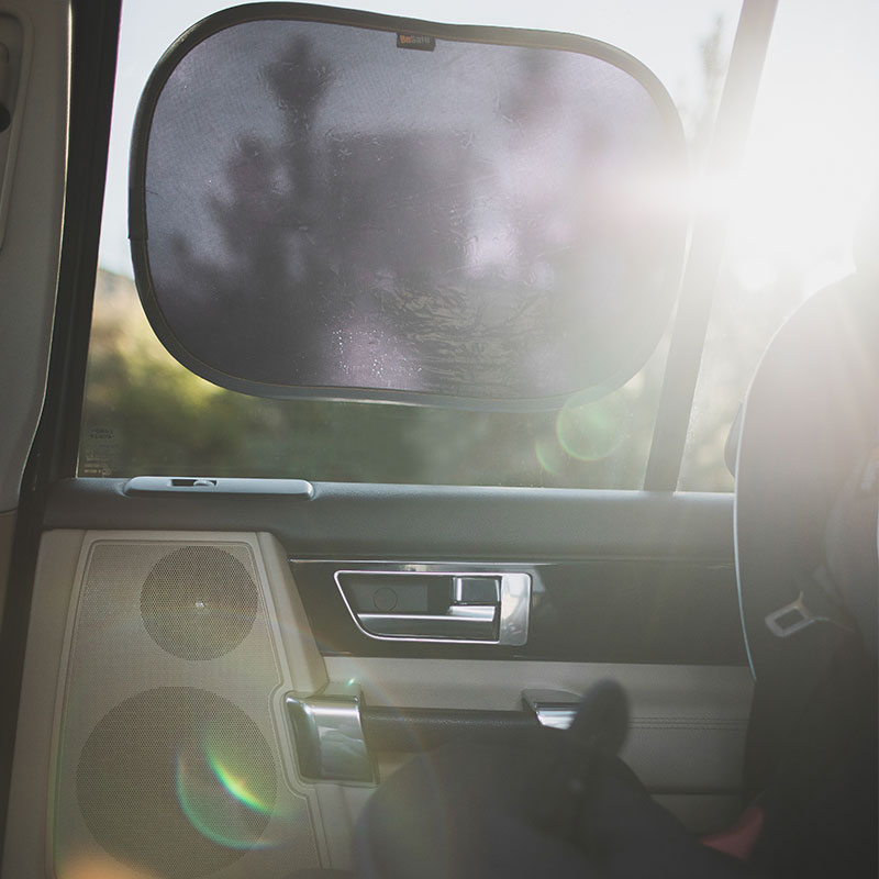Tendine Parasole Auto Bambini • Certificato UPF+ • Protezione Solare dai  Raggi UV • Tendine parasole auto • Tende per finestrini auto per finestrini
